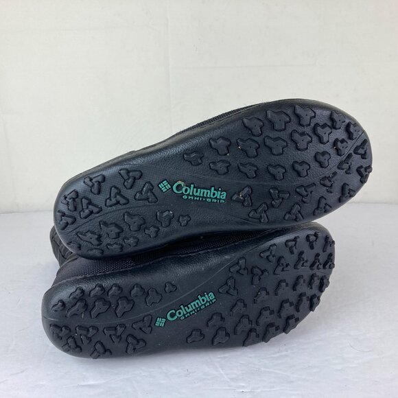 Columbia Womens Sz 6 Omni Tech Waterproof Insulated Winter Snow Boots Black - Picture 9 of 9